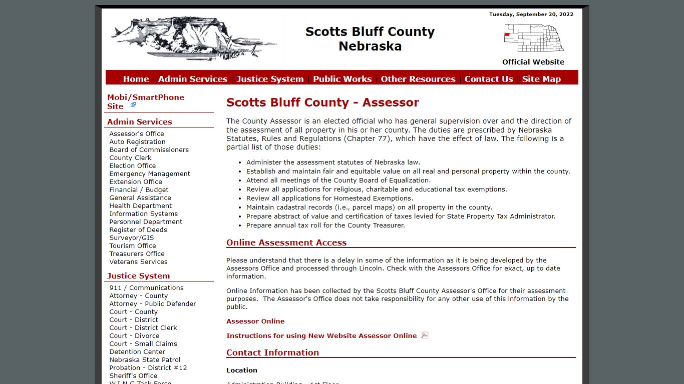 Assessor Office - Scotts Bluff County Nebraska